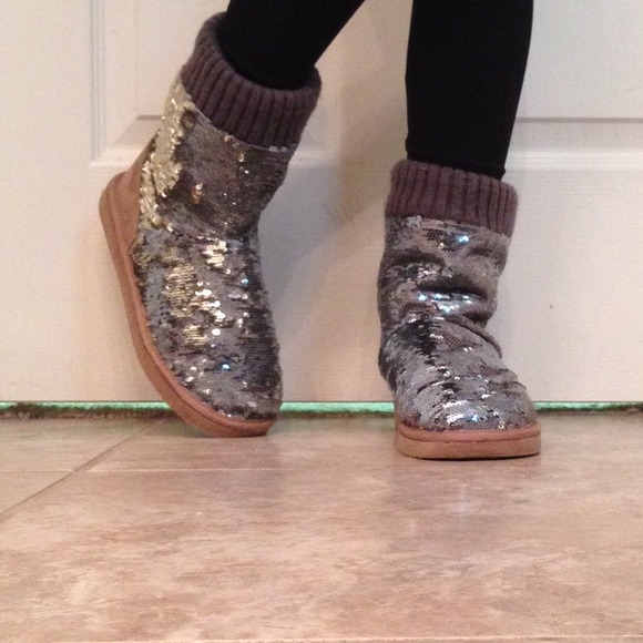 VS PINK Sequins Boots