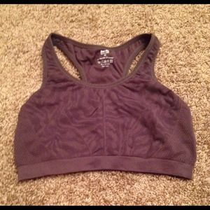 Grey Sports Bra