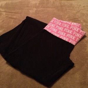 VS pink yoga pants and vs angel sweat BUNDLE