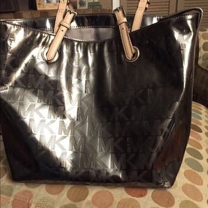 MK pewter color..metallic bag!