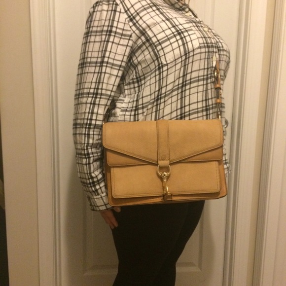SALE ❗️Rebecca Minkoff Brown Hudson Moto Bag❗️ - Picture 1 of 4