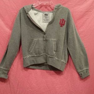 Indiana hoosiers half zip hoodie
