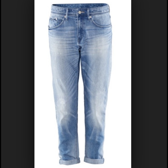 boyfriend low waist tapered leg h&m