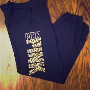 VS Pink Cheetah Sweats