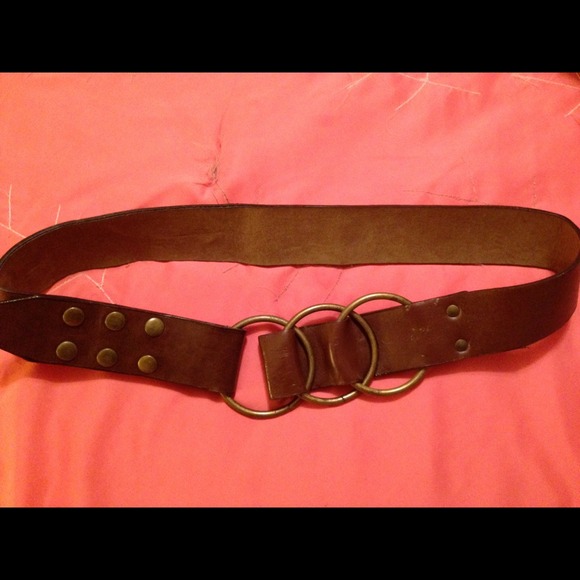 Leather belt