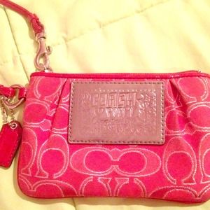 Coach Poppy edition wristlet