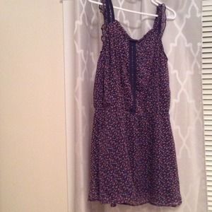 Floral flirty old navy dress