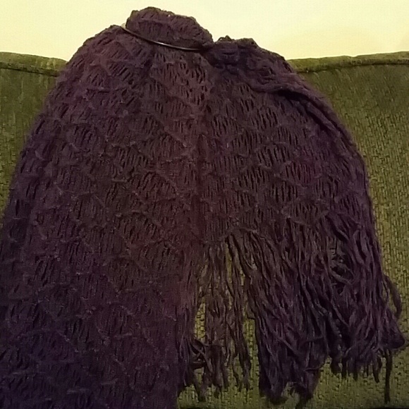 Dark plum color beautiful scarf. Brand new