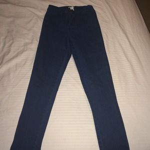 High waist skinny jeans