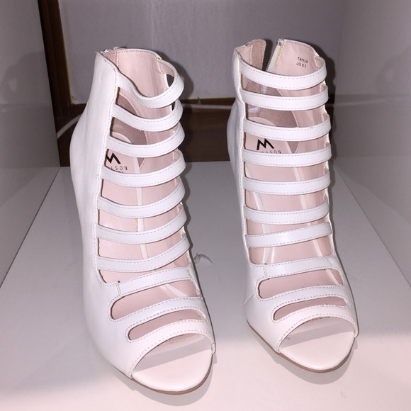 Brand new white heels
