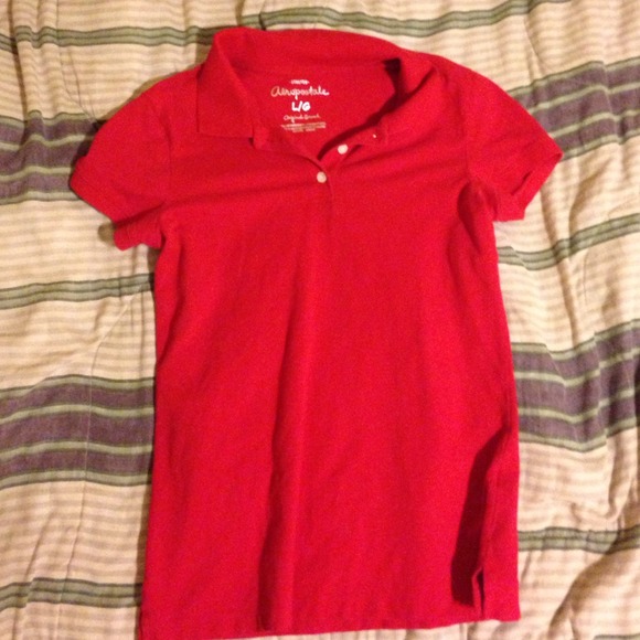 Red Aeropostale polo