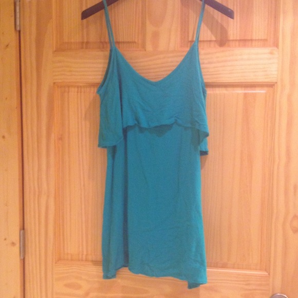 Teal Dress Low Back
