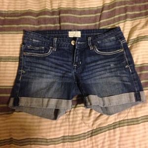 Denim shorts