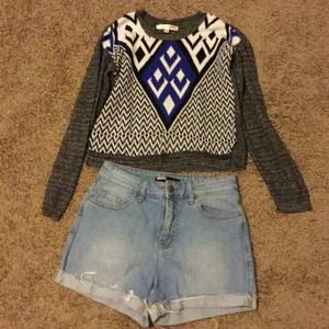 Cropped sweater