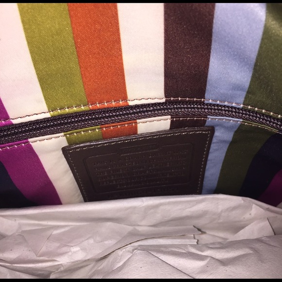 RED leather patent Satchel - Picture 3 of 4