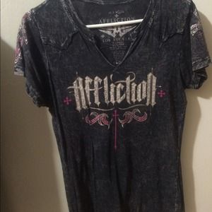 Affliction shirt size large