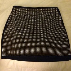 Gold studded skirt