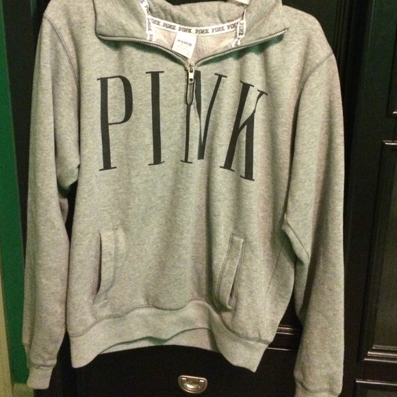 Vs pink half zip