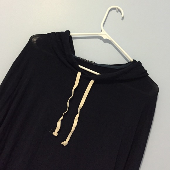 navy brandy melville layla hoodie