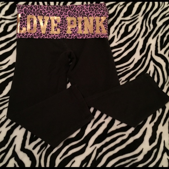 VS PINK knee length yoga pants