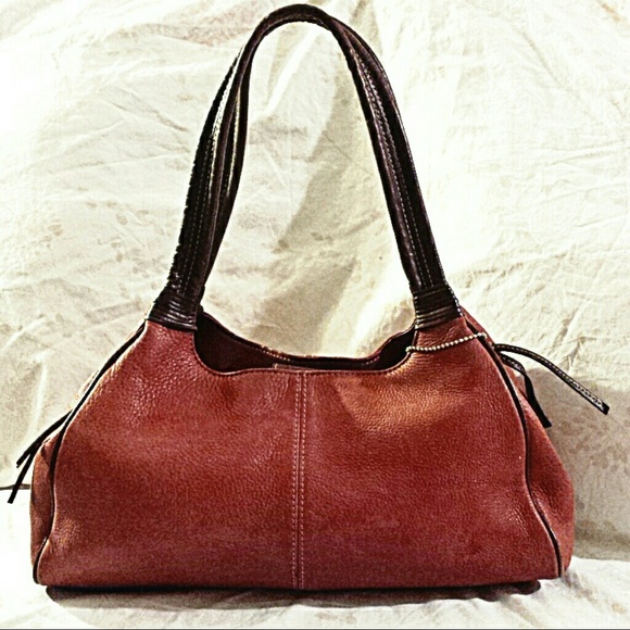 Darling Vintage Fossil Leather Handbag
