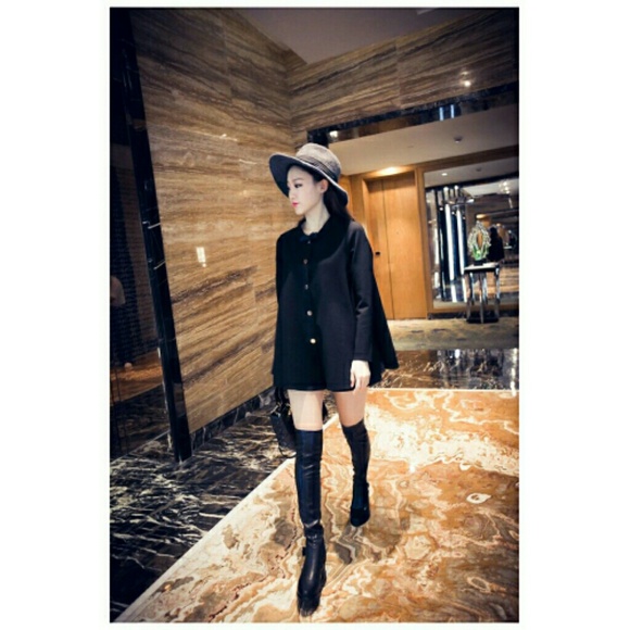 Black Woolen Coat