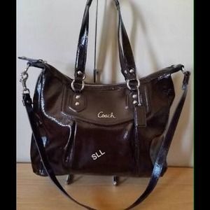 COACH ASHLEY  PATENT Leather Tote