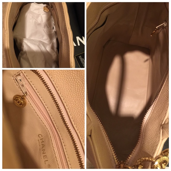 🌟Host Pick💫Chanel Medallion - Beige Caviar w/GHW - Picture 3 of 4