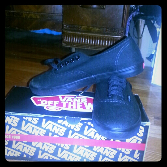 New neve worn black vans