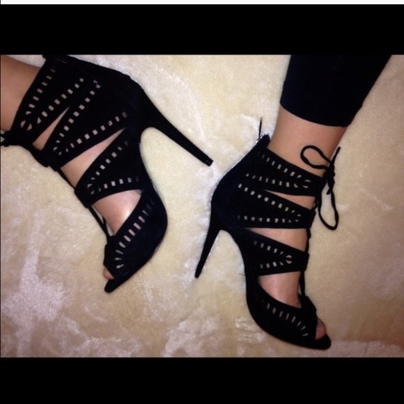 Lace booties