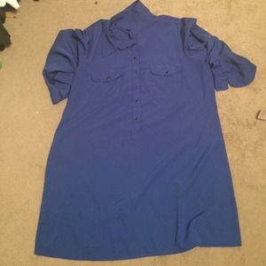 Blue dress