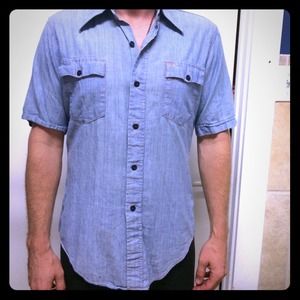 Denim vintage button down