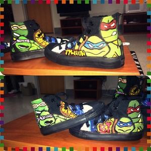 Hand painted custom converses