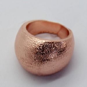 $10 Rose gold dome ring size 8