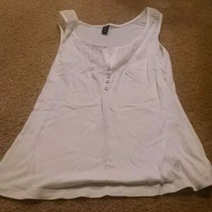 White tank top blouse