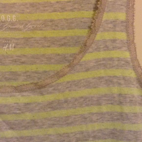 Yellow and grey tank top - Picture 2 of 3