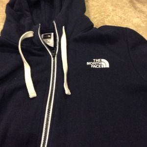 North face zipper sweatshirt