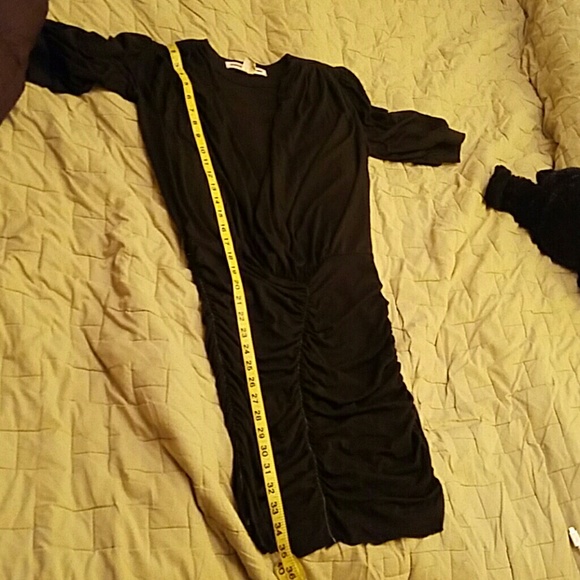 FINAL SALE - NWOT Amanda Uprichard Ruched LBD - Picture 2 of 4