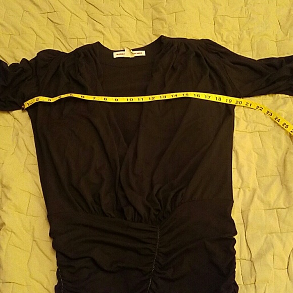 FINAL SALE - NWOT Amanda Uprichard Ruched LBD - Picture 3 of 4