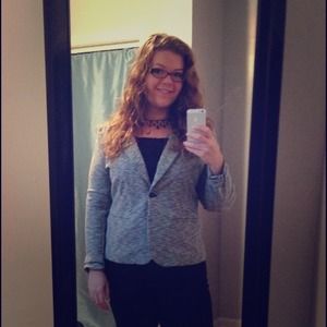 Fun Comfortable & Classy Blazer Black/White