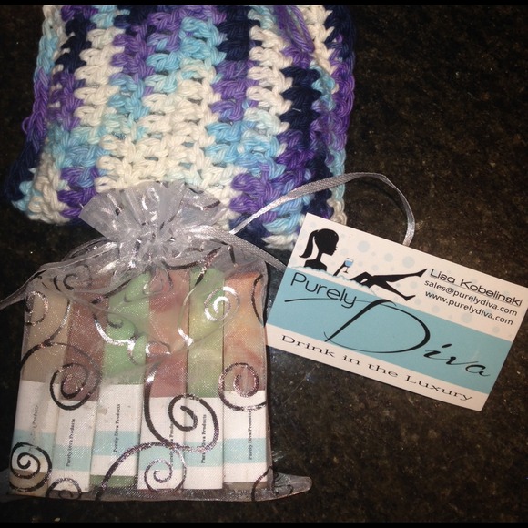 6 sampler pack of Purely Diva soaps