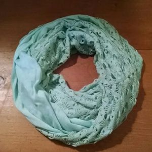 ❌ SOLD❌ Sea foam green infinity scarf. Never worn!