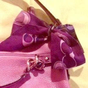 Coach ribbon scarf