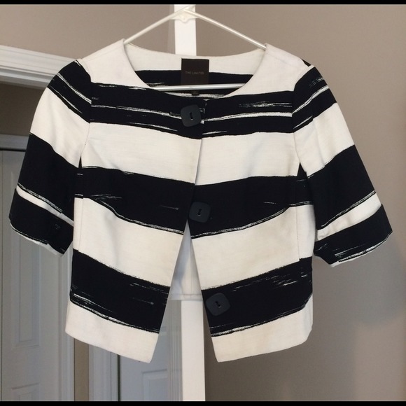 Cropped blazer, size S