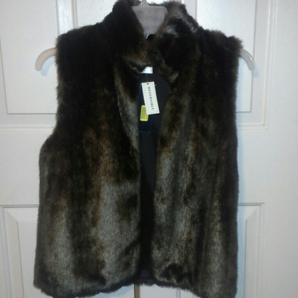 Faux fur vest