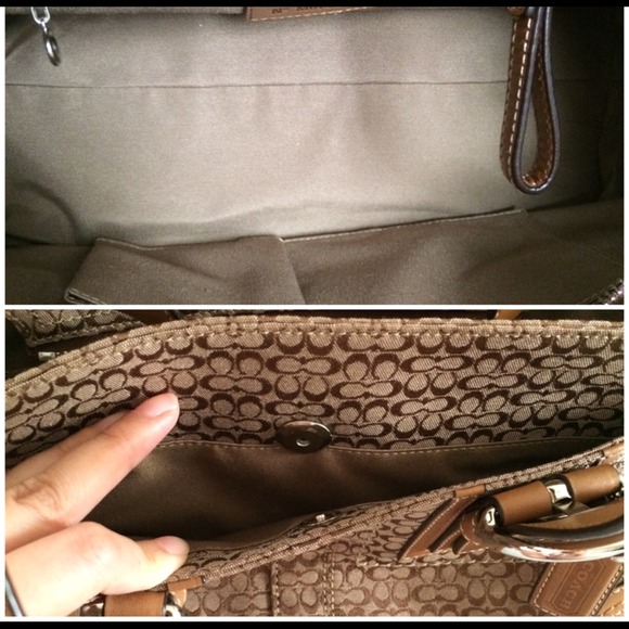 Coach Mini C Signature Soho Tote Bag - Picture 3 of 4