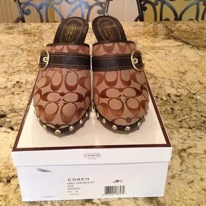 Coach clogs brand new