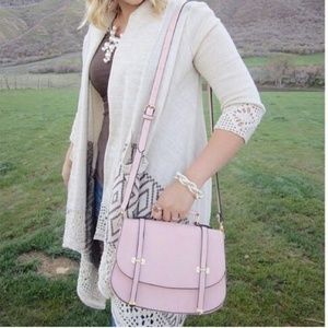 *SALE*Blush pink crossbody satchel