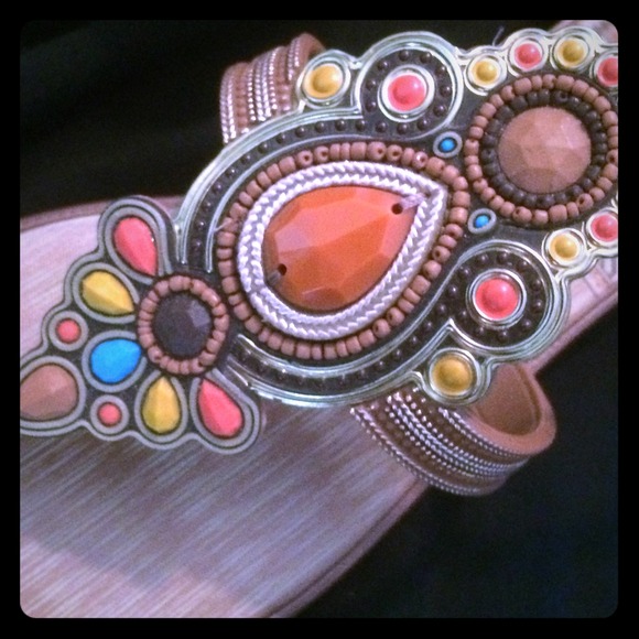 Jeweled summer sandal