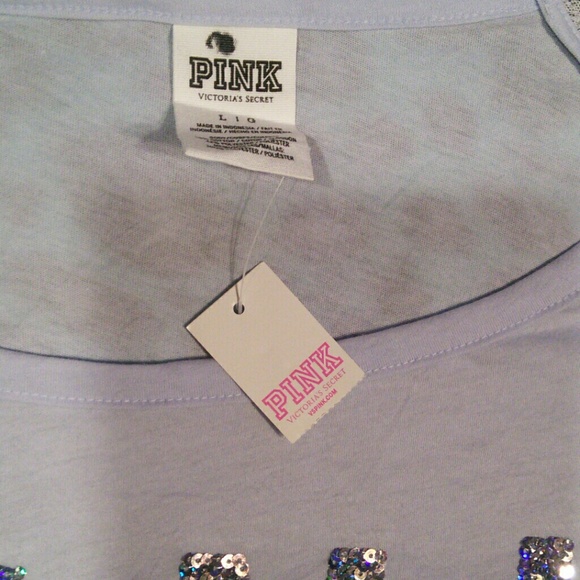Sold PINK Periwinkle Bling Bling Long Sleeve - Picture 4 of 4